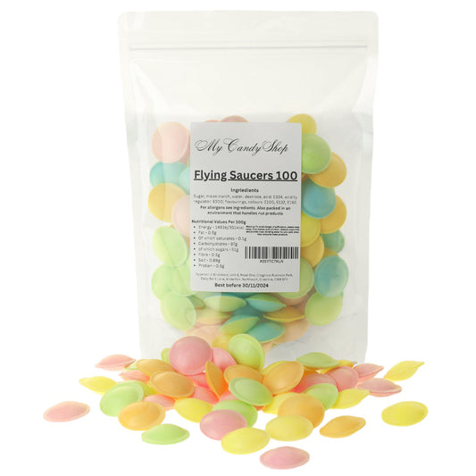 MyCandyShop 100 Flying Saucers - 5065015316312